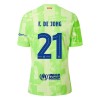 Camiseta de fútbol FC Barcelona Frenkie de Jong 21 Tercera Equipación 2024-25 - Hombre